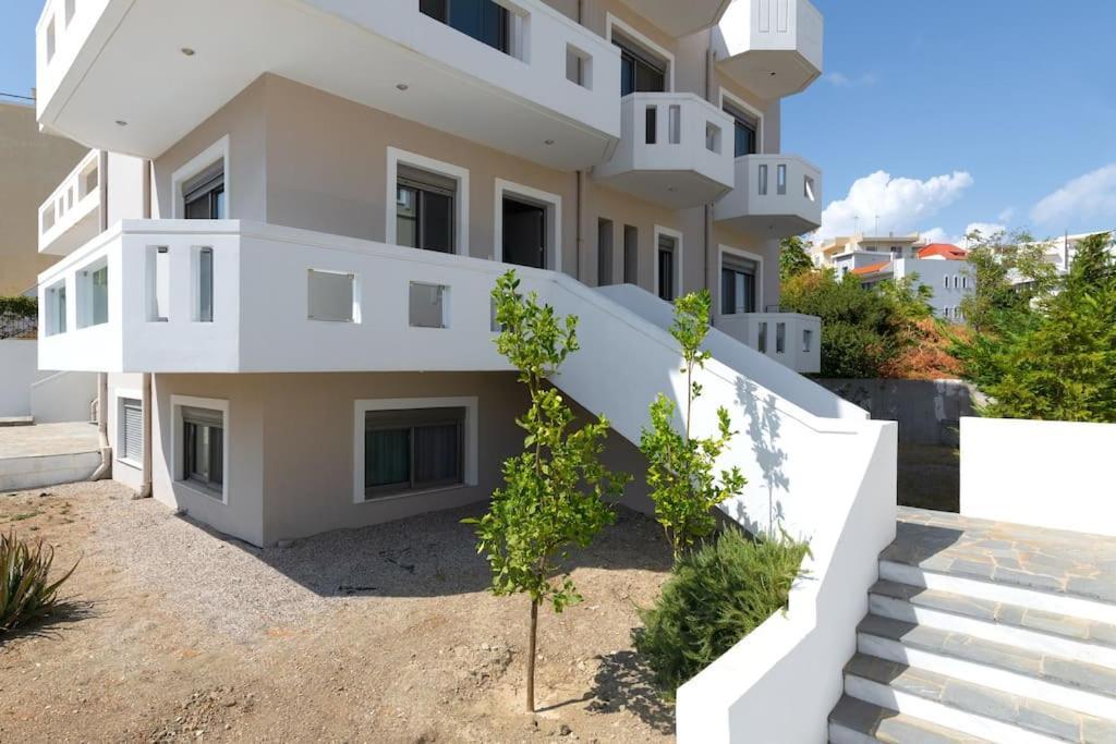 Luxurious And Modern House Near Town And Beach Asgourou Exterior foto